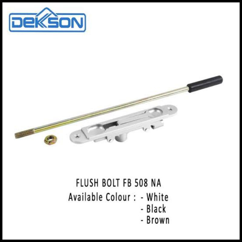 Flush bolt Dekson