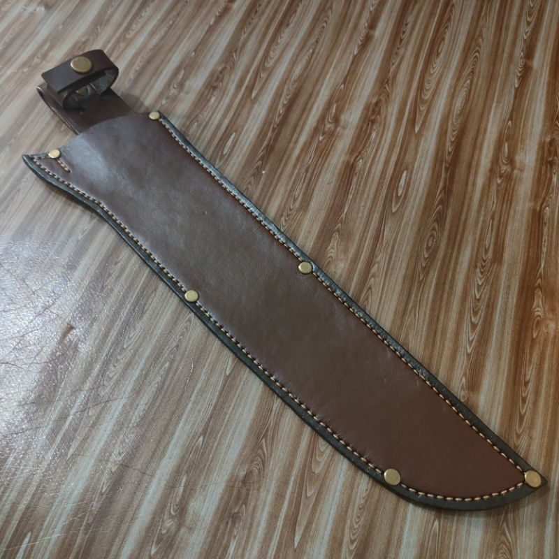 sarung kulit asli butcher straight victorinox fdick icel 36 cm