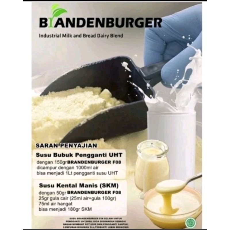 

1KG Brandenburger F08 Susu bubuk pengganti UHT/ SKM