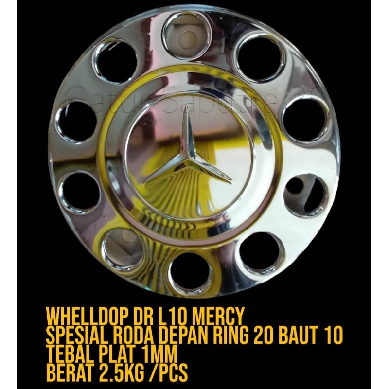 DOP RODA WHEELDOP TRUK BUS RING 20 DEPAN BAUT 10