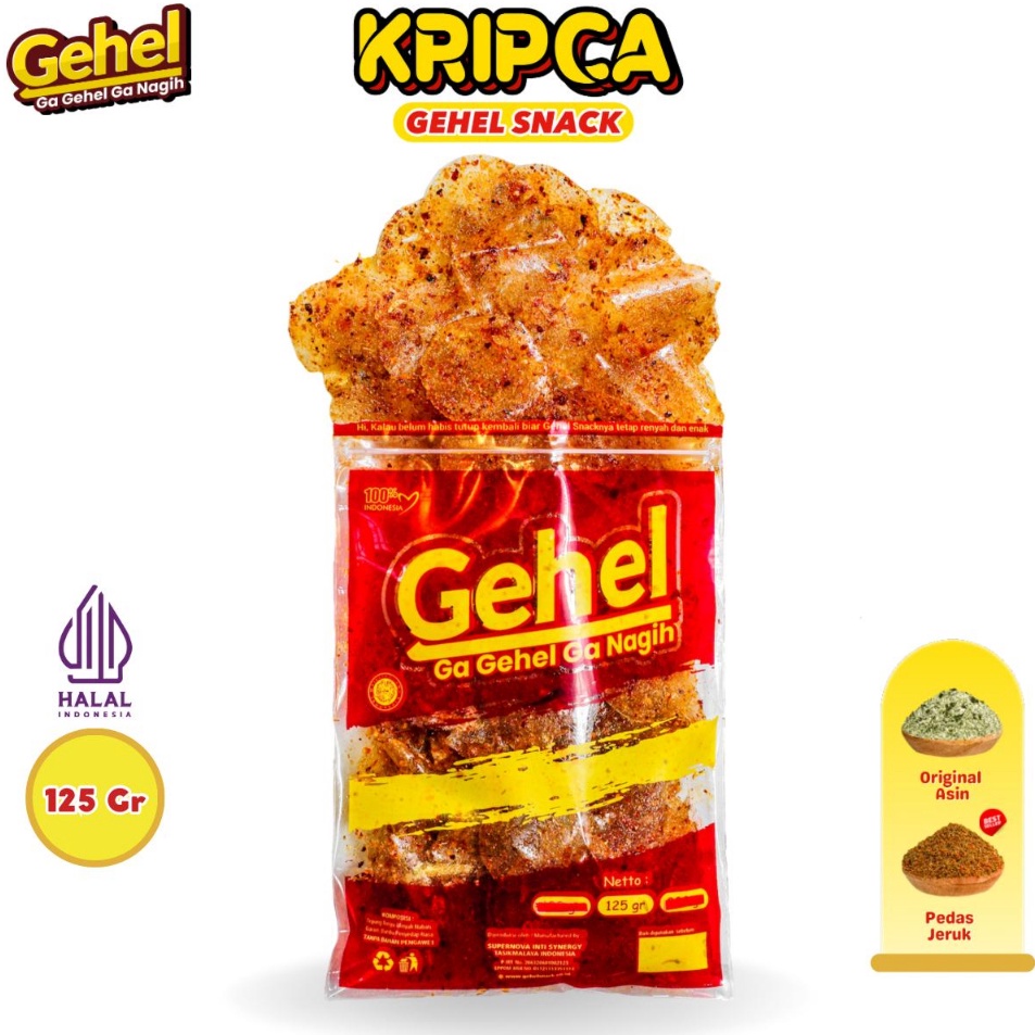 

PRODUK LD9YQ Gehel Kripca 125gr Makanan Ringan TMF