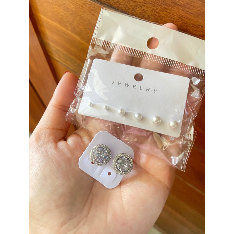 giwang xuping diamond look + giwang mutiara