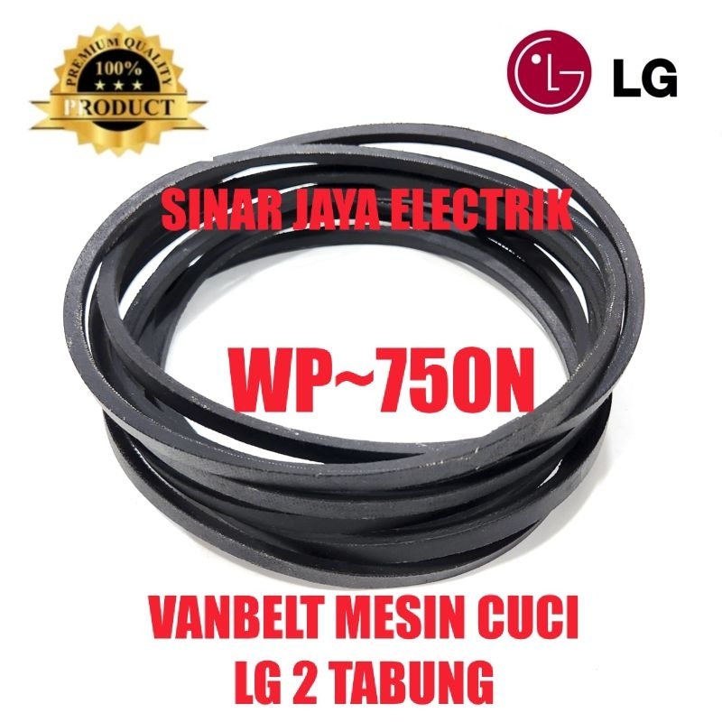 FANBELT V-BELT PANBELT MESIN CUCI LG 2 TABUNG WP 750N
