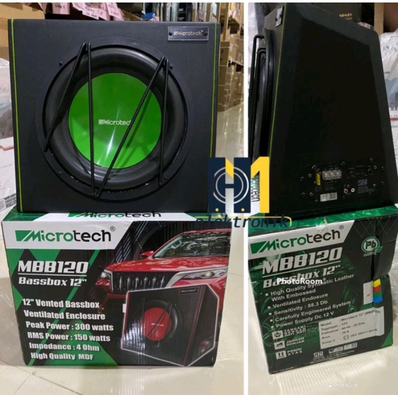 Speaker Subwoofer Bassbox 12 inch Bastube Mobil Sub Aktif