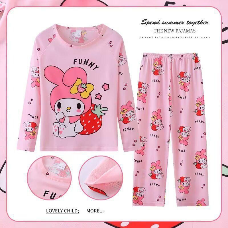 Pajamas Anak Set - Piyama Anak My Melody - Piyama Anak Stitch