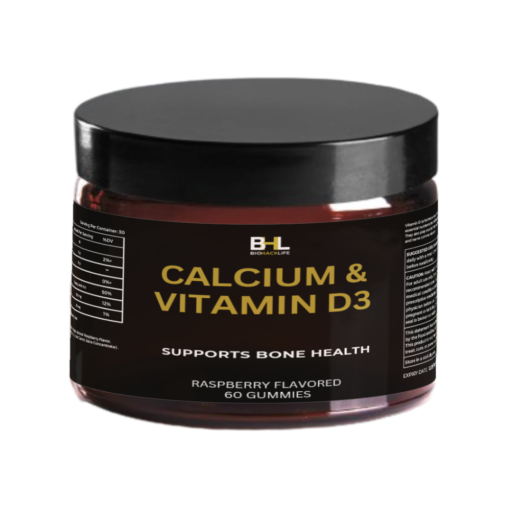 Calcium & Vitamin D3 60 Gummies - 160mg Calcium, 10mcg Vit D3, 30 Servings, Bali, GoSend