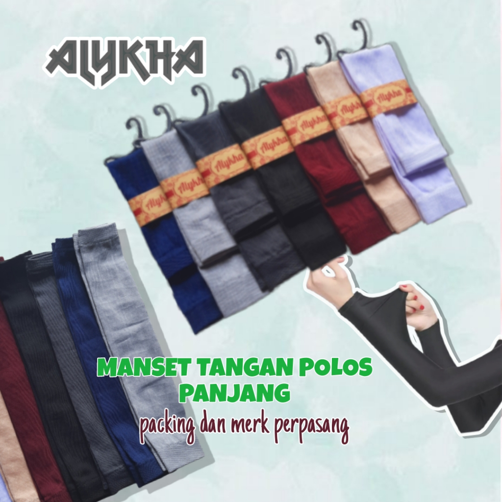 MANSET TANGAN MUSLIMAH /MANSET TANGAN POLOS/SARUNG LENGAN