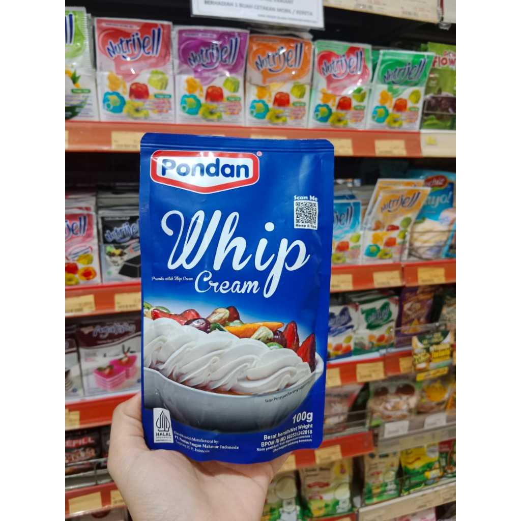 

PONDAN WHIP CREAM 100GRAM