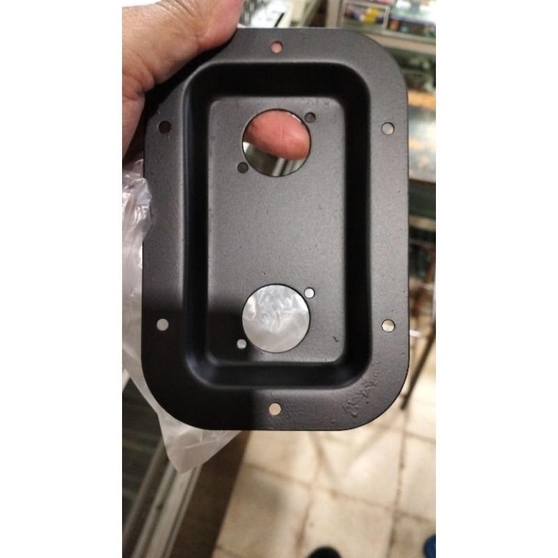 plat speakon kotak besi(isi 2lubang) tebal