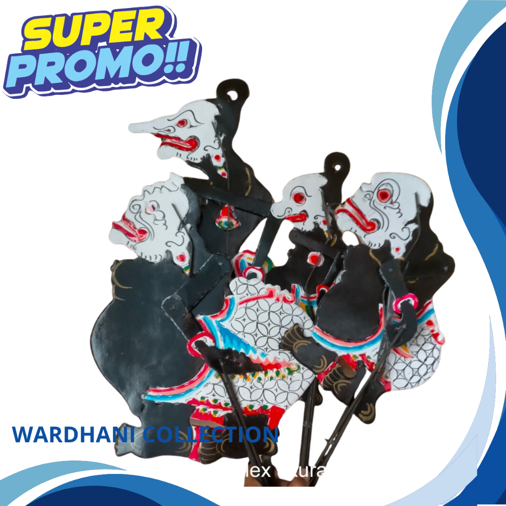 WAYANG KULIT PUNOKAWAN BAHAN KERTAS KARTON DUPLEX
