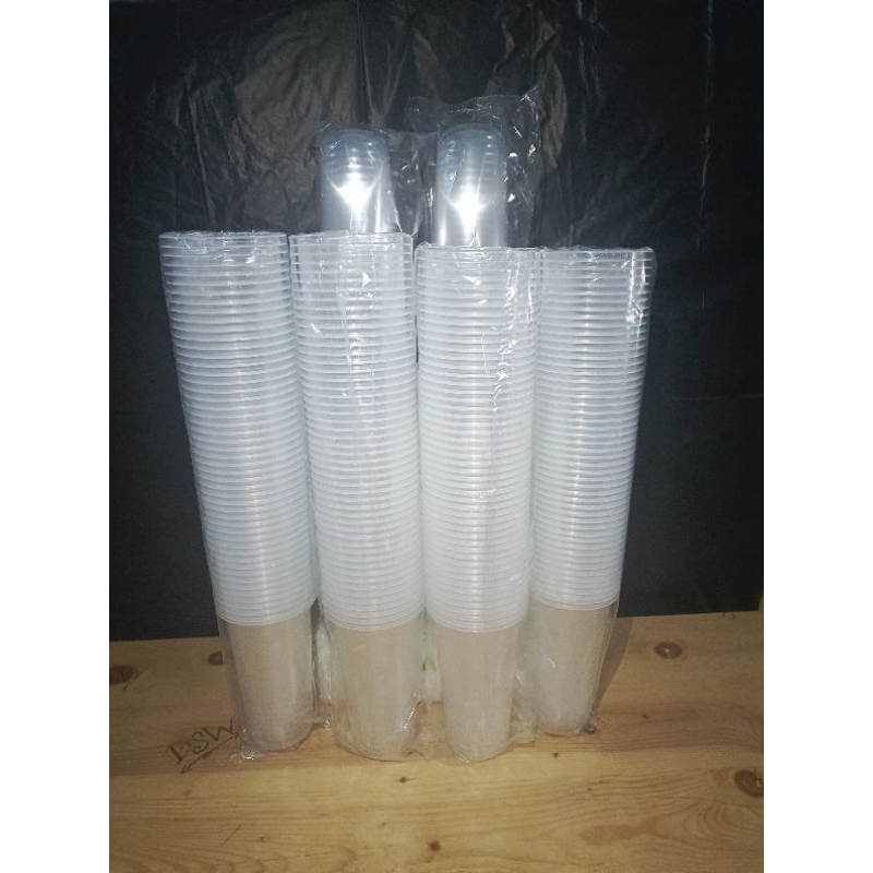 gelas cup plastik 22oz oval