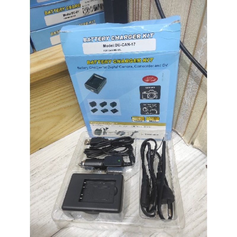 Charger Kit CAN-17 buat baterai canon NB-10L