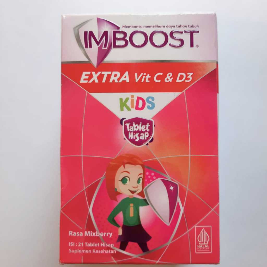 IMBOOST TABLET HISAP 21'S | IMBOOST KIDS | IMBOOST MULTIVITAMIN DAYA TAHAN TUBUH ANAK