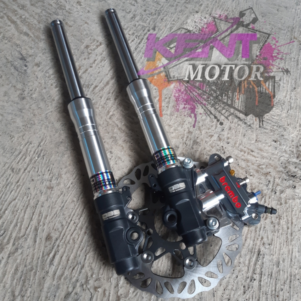 Shock depan beat fi variasi shock depan paketan + cakram set komplit matic VARIO NEW/BEAT FI/SCOOPY/