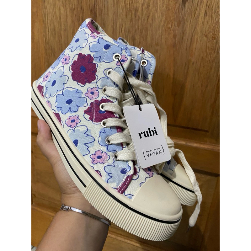 READY Sepatu Bunga tinggi rubi 100% ori counter