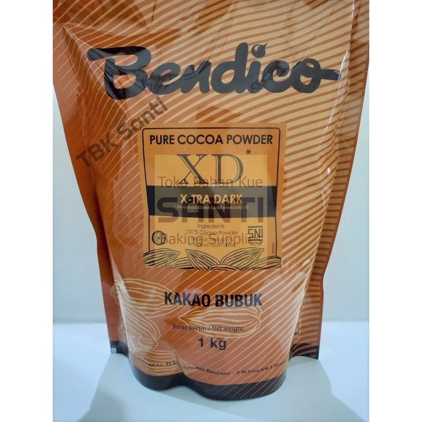 

Bendico | Cokelat Bubuk Pure Cocoa Powder XD Xtra Dark | 250 Gram (Repack)