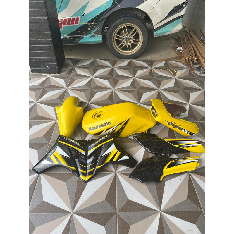 body set ninja ss kuning original repaint