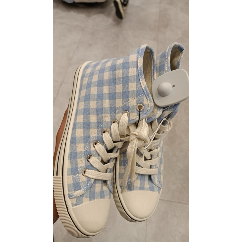 READY Sepatu kotak biru tinggi Rubi 100% ori counter