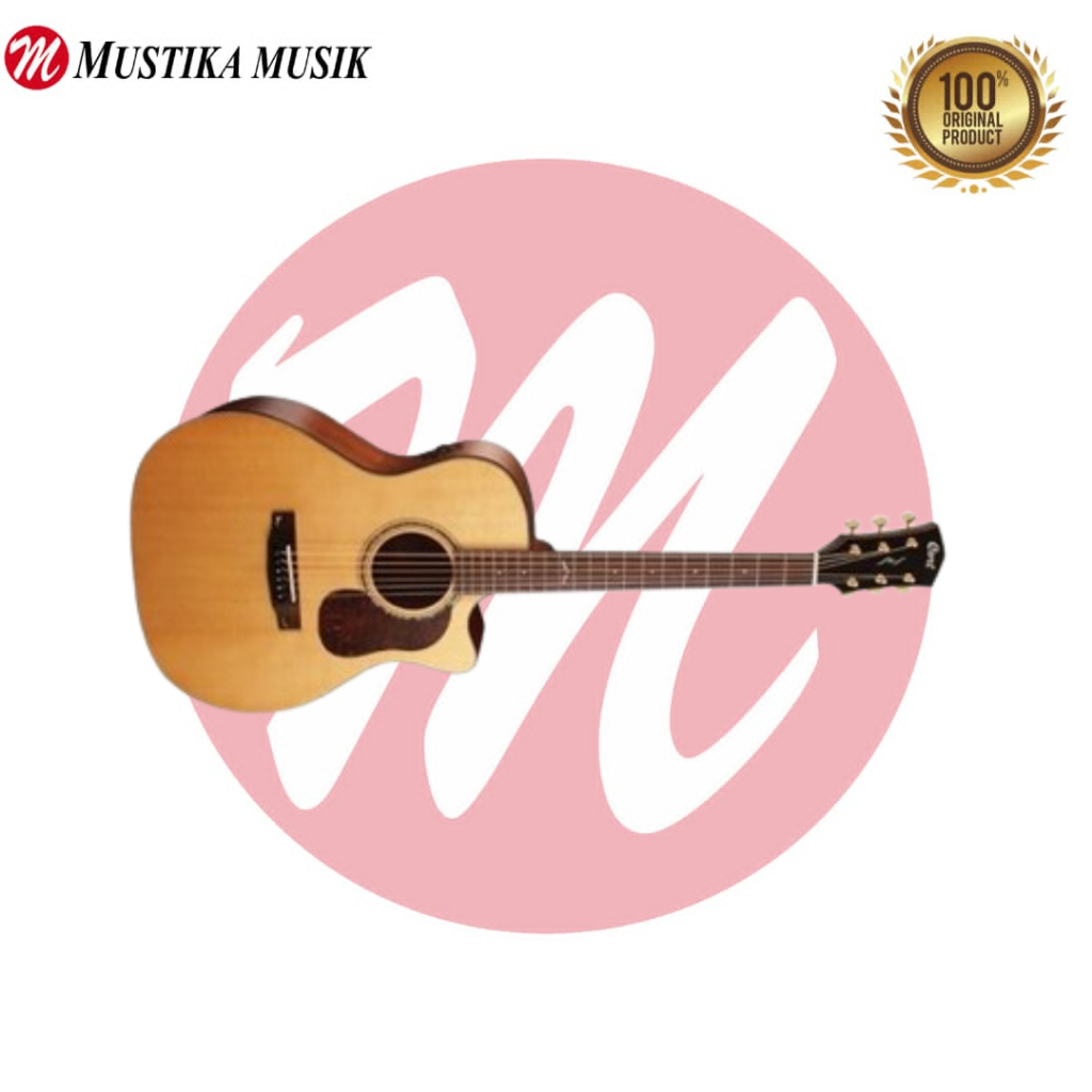 Gitar Acoustic Electric CORT GOLD-A6-NAT (+/+CASE) W/EQ