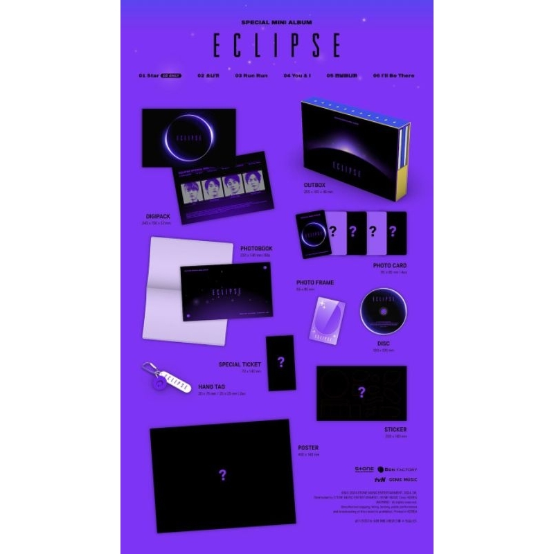 [BACA DESKRIPSI] SHARING LOVELY RUNNER ECLIPSE OST ALBUM PHOTOCARD