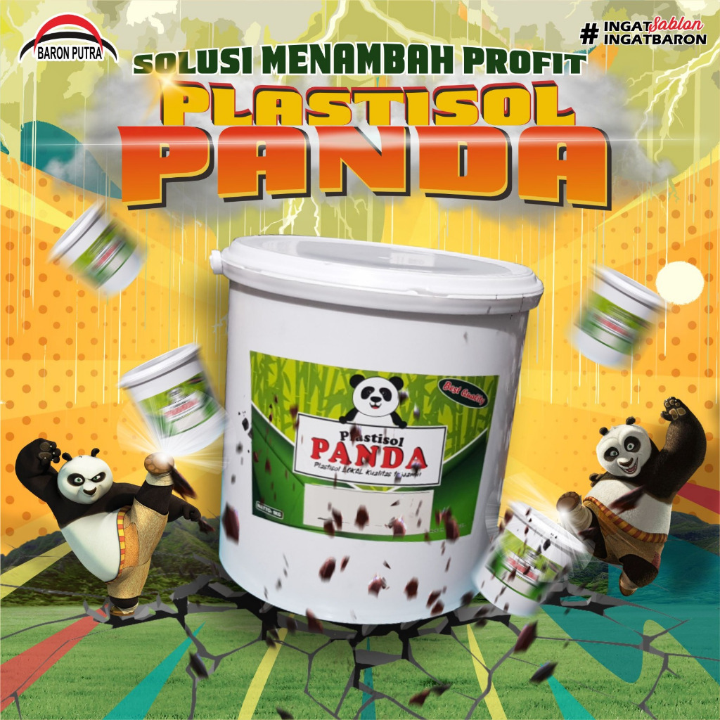 

PLASTISOL PANDA 1KG CAN