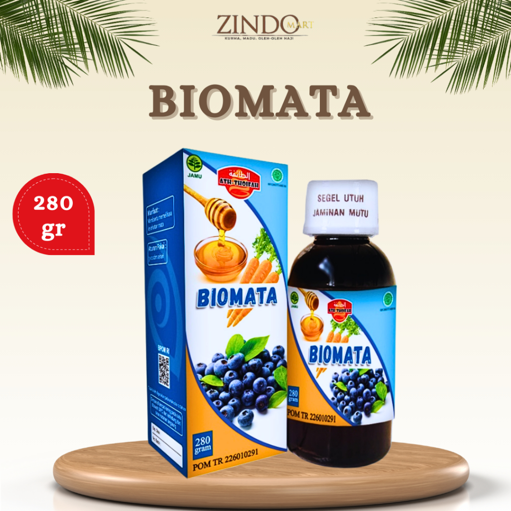 

BIOMATA - MADU BILBERRY + WORTEL-HERBAL UNTUK NUTRISI & TERAPI GANGGUAN KESEHATAN MATA 280GR
