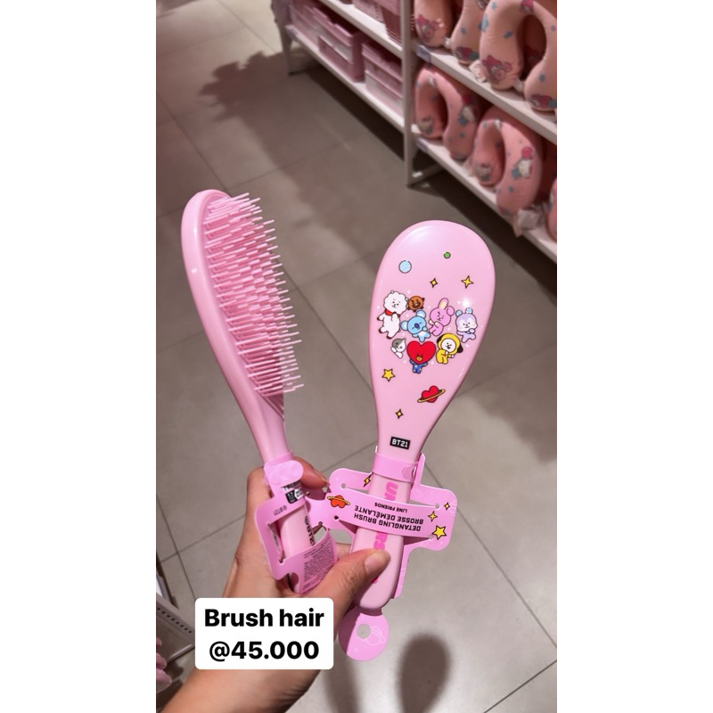 BT21 with Miniso Sisir | BTS x Miniso Brush Hair Sisir KOYA , RJ , SHOOKY , MANG , CHIMMY ,TATA , CO