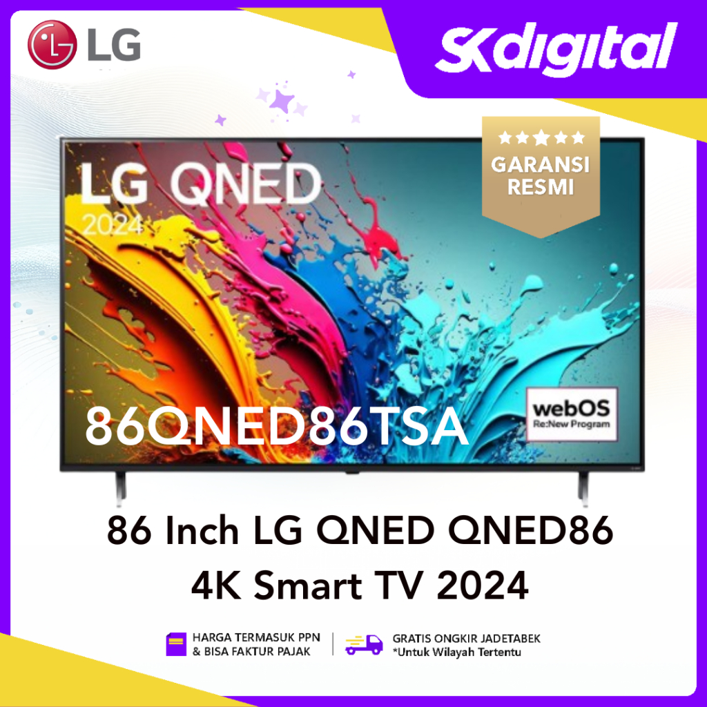 TV LG 86QNED86TSA 86inch smart tv uhd 4K 86QNED new 2024