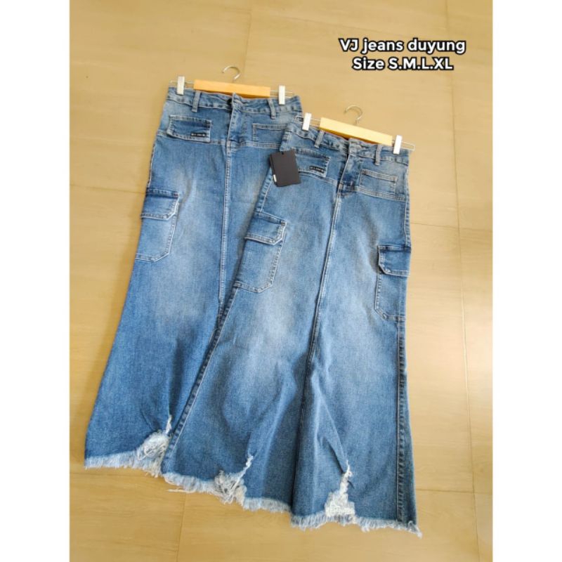 Rok Cargo Jeans Duyung