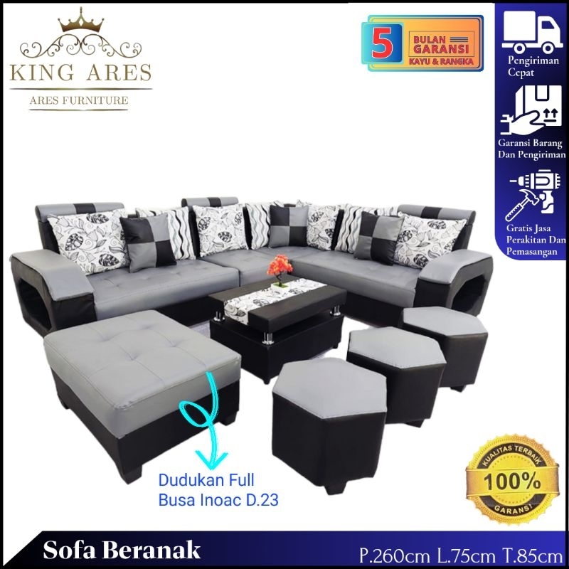 Sofa Beranak jumbo / sofa beranak ruang tamu / sofa beranak minimalis termurah cirebon