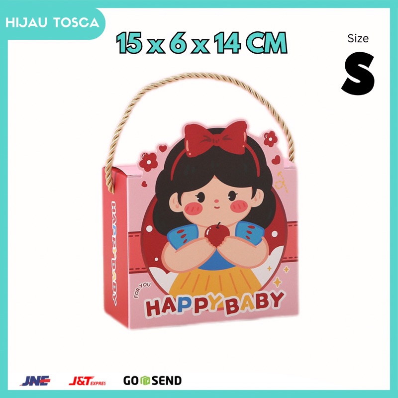 

[Hijau Tosca] Paper Box | Goodie Bag | Paper bag | Tas Ulang Tahun Anak | Tas Bingkisan Ulang Tahun Anak | Box Hampers Ultah