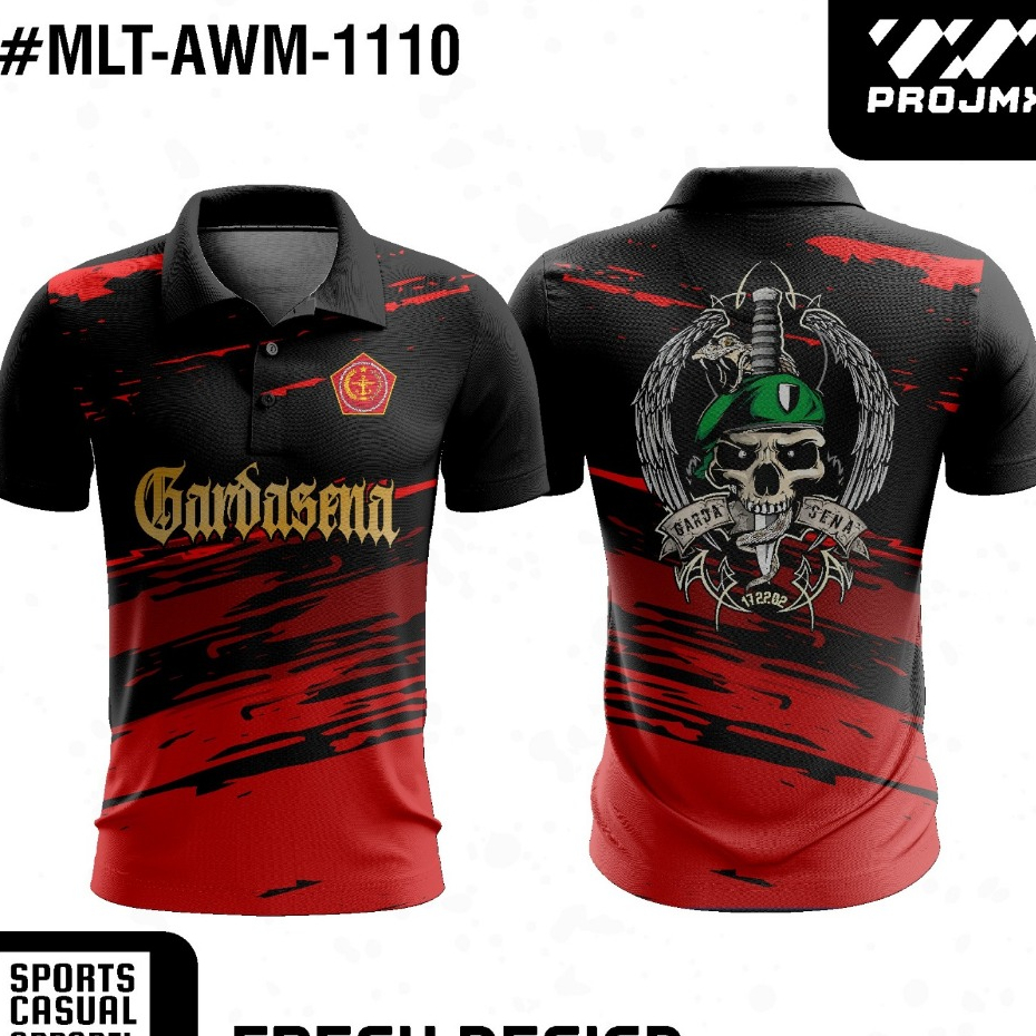 PROJMX - KAOS JERSEY MILITER LETTING GARDASENA TERBARU FULL PRINTING 
