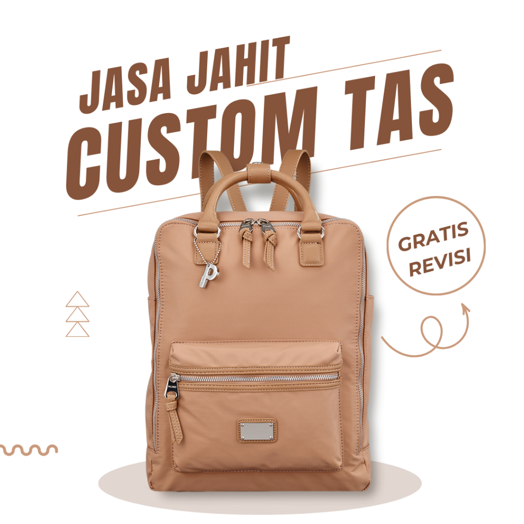 Jasa Jahit Tas Custom Satuan Bikin Slingbag Ransel Pouch Clutch Tas Laptop Totebag Waistbag