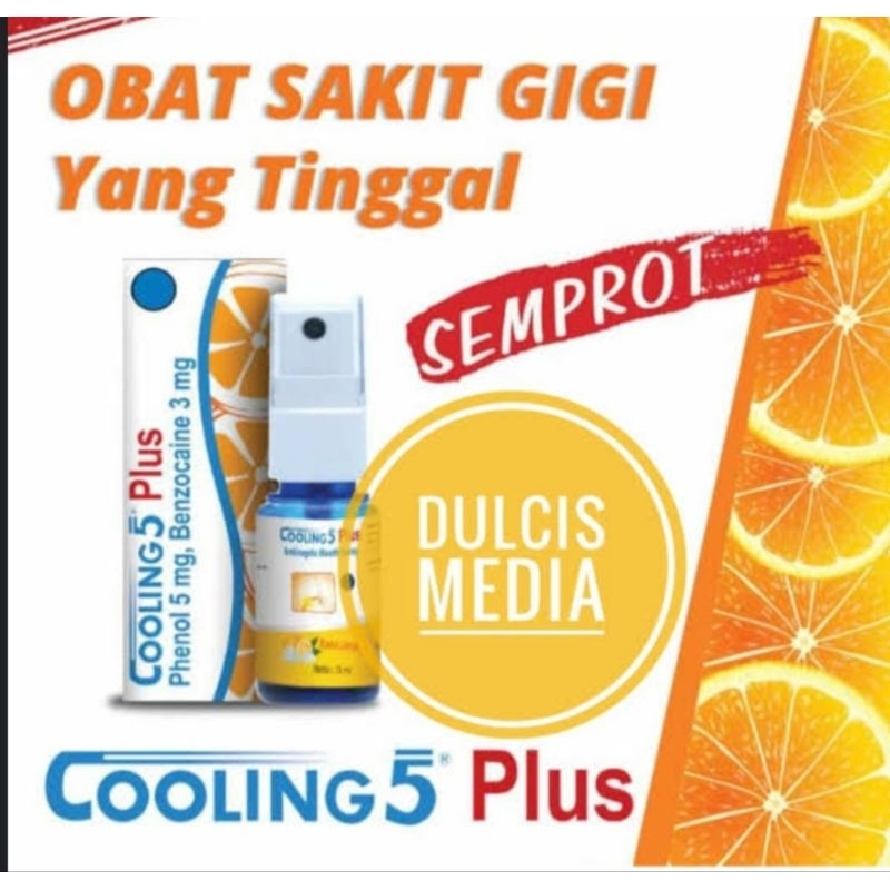 COOLING 5 PLUS UNTUK SEMPROT SAKIT GIGI
