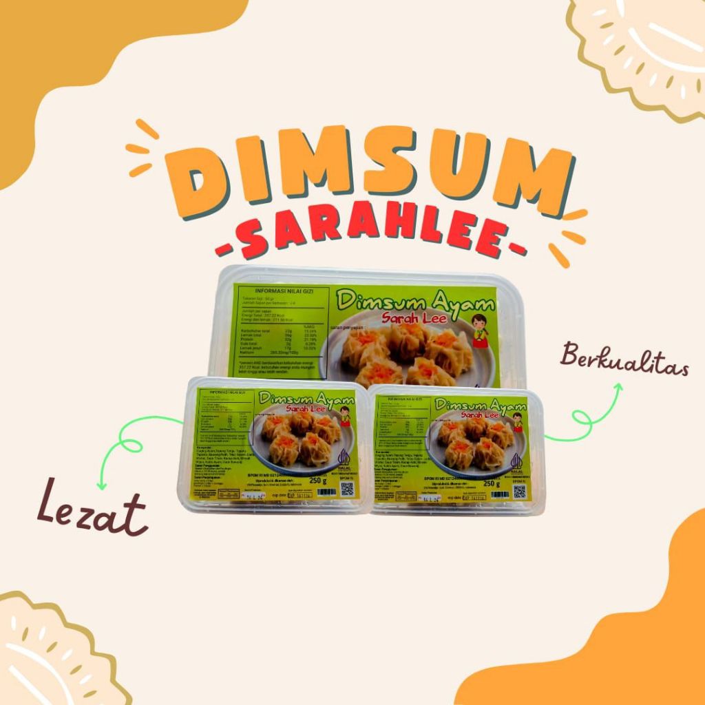 

DIMSUM SARAH LEE / DIMSUM ISI 10 / DIMSUM AYAM