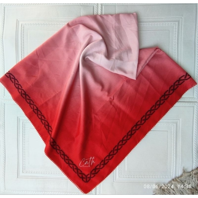 hijab gradasi/hijab segiempat motif gradasi/hijab seragam/hijab request