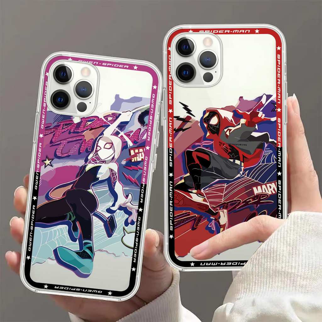 Softcase OPPO - Clear Case OPPO A31 / F11 / A15 / A5 2020 / A54 / A60 ( SPIDERMAN ) - Anticrack - Ca