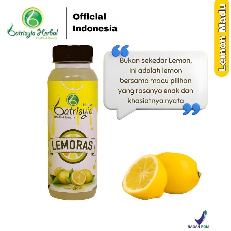 

Batrisyia Lemoras (LEMON + MADU) 250ml