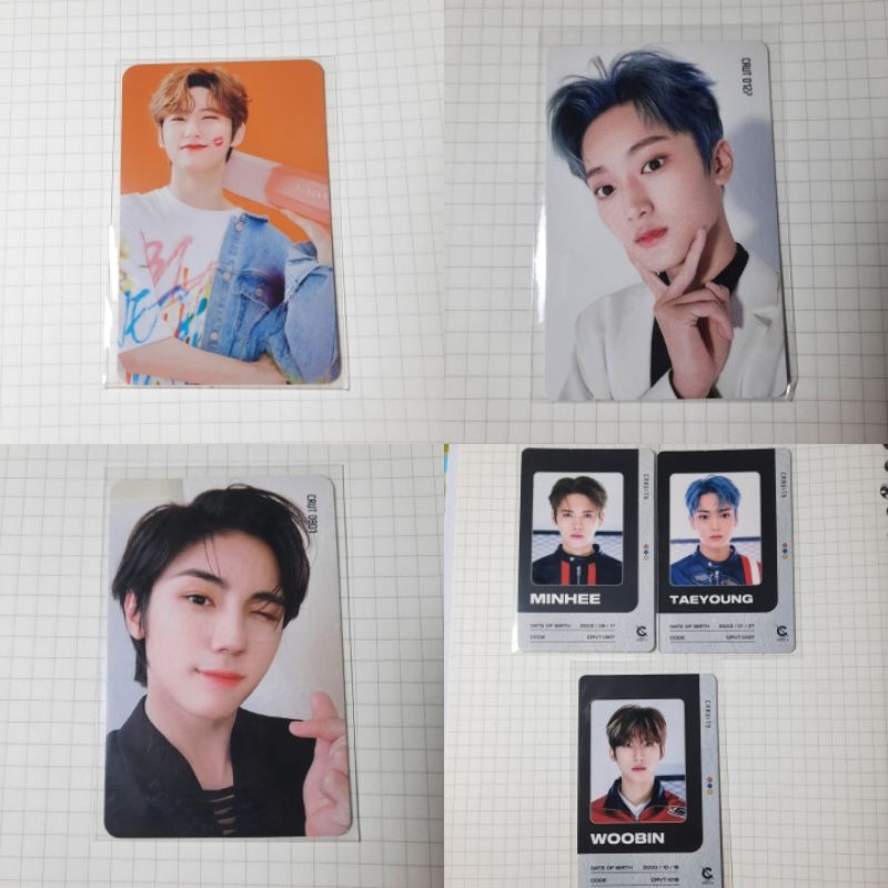 BUY 1 GET 1 pc photocard id pc season 3 cravity minhee woobin taeyoung seongmin