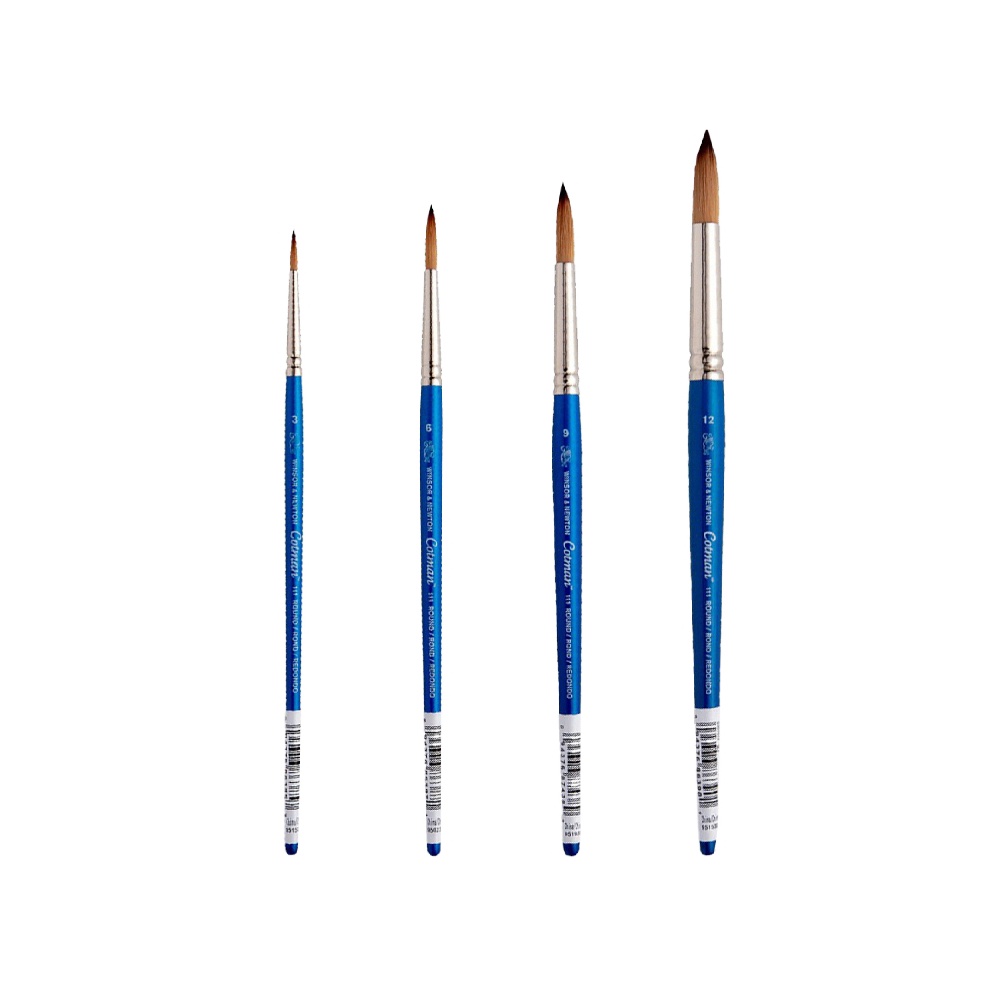 

KODE N73D Winsor Newton Cotman Series 111 Round Synthetic Brush 12