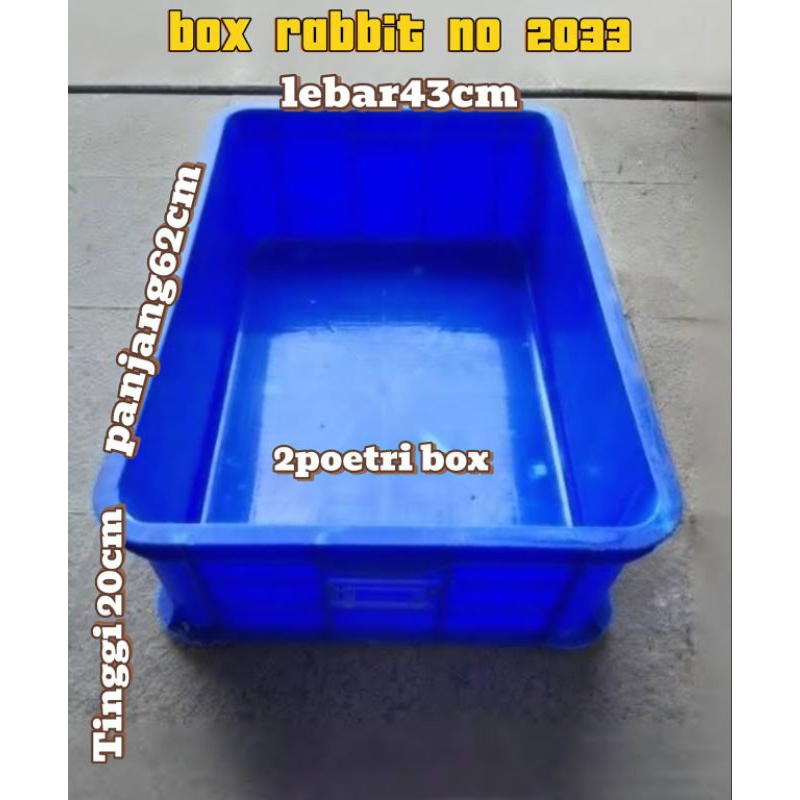 box container rabbit bekas no2033,WARNA RANDOM, box perkakas alat tehnik, penyimpanan barang