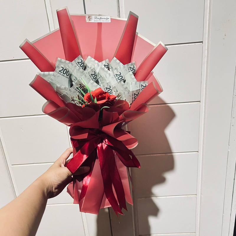 BUCKET UANG PECAHAN 2000 TERMURAH FREE PLASTIK BUCKET/THANKS CARD