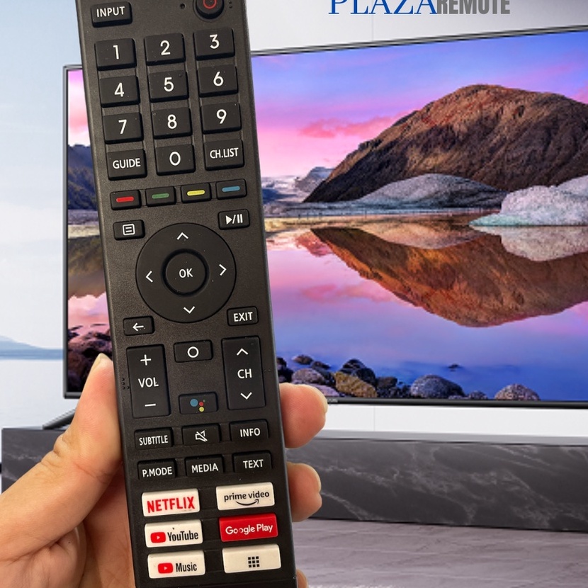 HJ6 REMOTE HISENSE SMART TV H SENSE ANDROID 11 YOUTUBE DLL