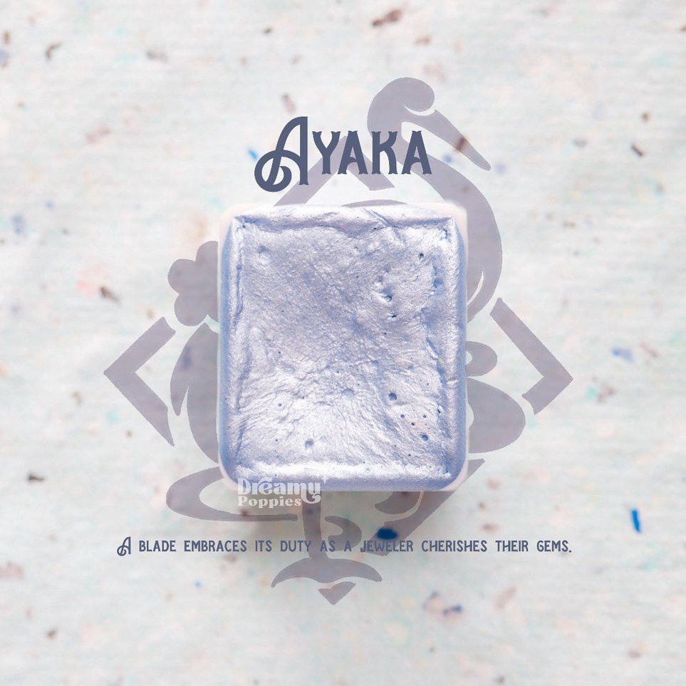 

KODE S22T Dreamy Poppies Genshin Handmade Watercolor Series 3