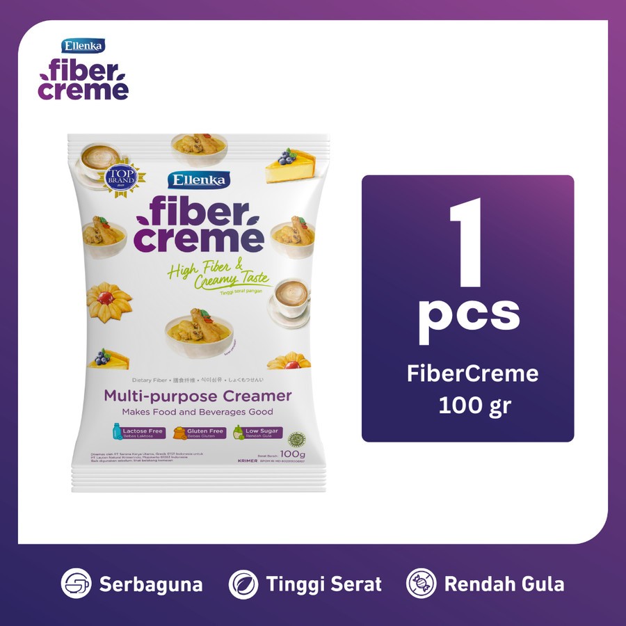 

Fiber Creme Ellenka Sachet 100 gr Krimer Serbaguna