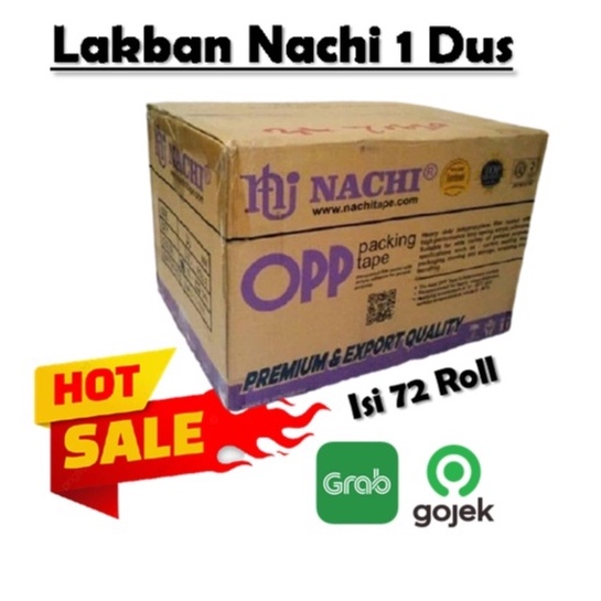 

KODE S38L LAKBAN NACHI 2 INCH 1 DUS ISI 72PCS OPP TAPE BENING COKLAT