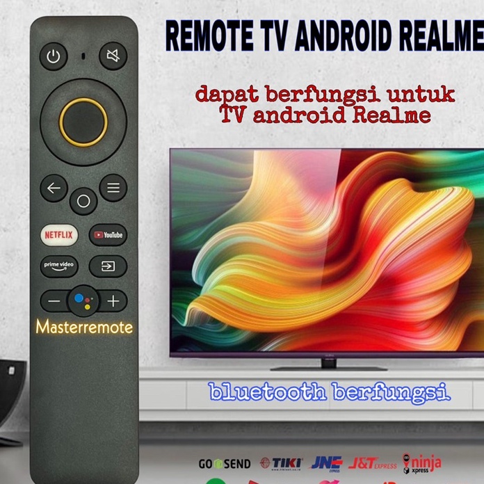 Boom REMOT REMOTE REALME ANDROID TV  SMART TV REALME ORIGINAL