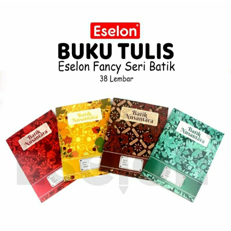 

1 PACK = 10 Buku Tulis Garis Eselon 38 Lembar / 1 Pack Buku Tulis Eselon 38 Lembar