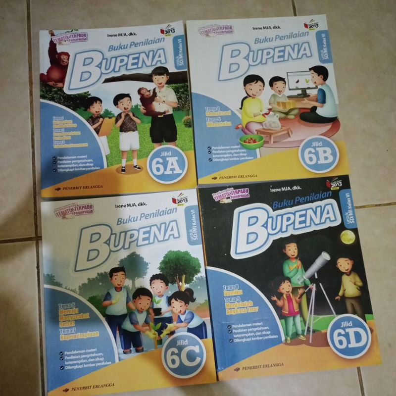 buku bupena 6a-6d