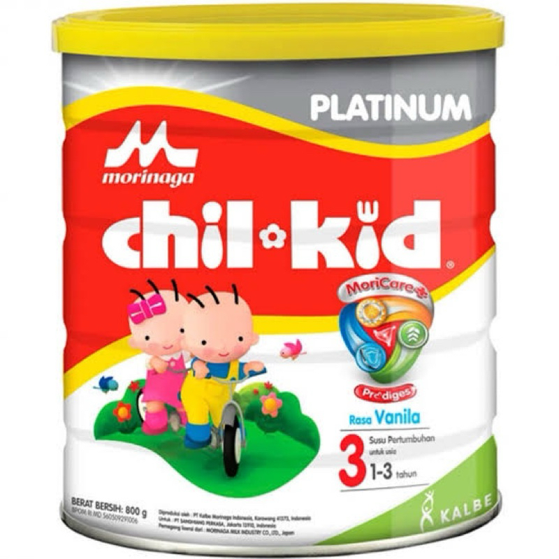 CHIL-KID PLATINUM 3 MADU/VANILA 800GR MORINAGA